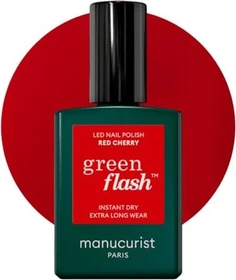 Manucurist Green Flash Led Nagellack red cherry, 15ml