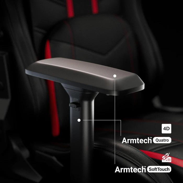 Diablo Chairs X-Ray 2.0 King Gamingstuhl, schwarz/rot