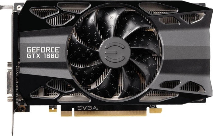 EVGA GeForce GTX 1660 XC Black Gaming, 6GB GDDR5, DVI, HDMI, DP