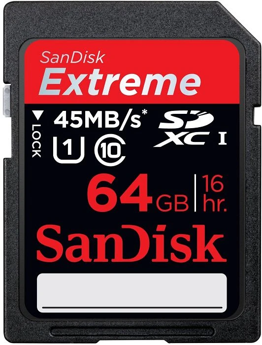 SanDisk Extreme HD Video, SD UHS-I/UHS-I U1
