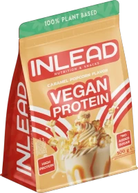 Inlead Vegan Protein Caramel Popcorn 500g