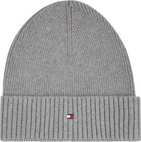 Tommy Hilfiger Flag Kaschmir Beanie mid grey heather