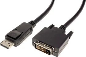 Roline / Secomp Value DisplayPort Stecker auf DVI-D Stecker Adapterkabel, 2m (11.99.5610)