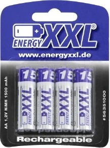 XciteRC energyXXL Mignon AA NiMH 1500mAh, 4er-Pack
