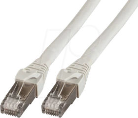 EFB Elektronik UL Longlink PVC Industrial-Patchkabel, Cat6a, S/FTP, RJ-45/RJ-45, 80m, grau