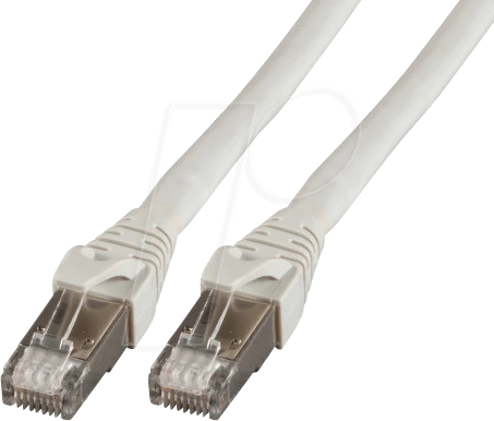 EFB Elektronik UL Longlink PVC Industrial-Patchkabel, Cat6a, S/FTP, RJ-45/RJ-45, 80m, grau