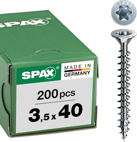 Spax WIROX A9J 4CUT T-STAR plus T20 Universalschraube, 3.5x40mm, 200 Stück
