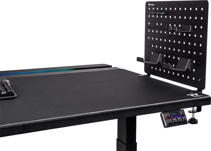 Thermaltake Gaming Desk Pegboard Tischerweiterung, Medium, schwarz
