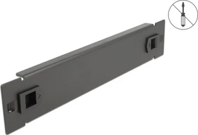DeLOCK 10" Blindpanel, geschlossen, schwarz, 1HE
