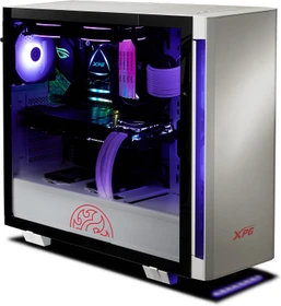 ADATA XPG Invader, weiß, Glasfenster