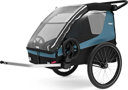 Thule Courier Fahrradanhänger aegean blue