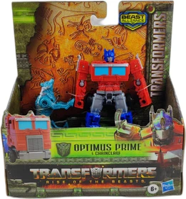 Hasbro Transformers Aufstieg der Bestien - Weaponizers Optimus Prime und Chainclaw