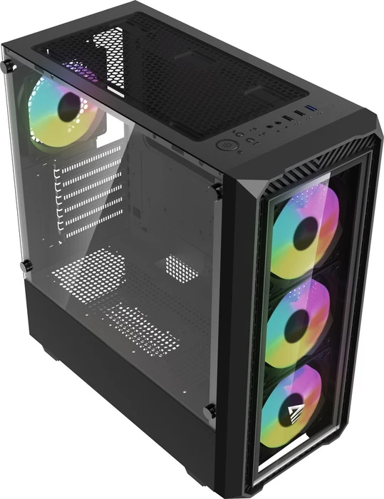 Savio Noctis Glass RGB X1, Glasfenster