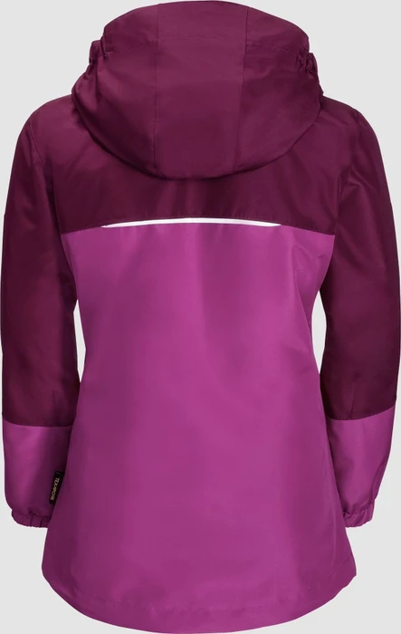 Jack Wolfskin Girls Iceland 3in1 Funktionsjacke dark peony (Junior)