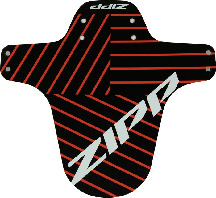 RockShox MTB Fender Zipp Schutzblech, vorne schwarz/rot