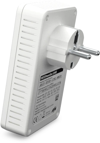 FRITZ! FRITZ!Powerline 1240E Kit, Powerline/WLAN-Access Point und Powerline-Adapter Set, 2er-Bundle