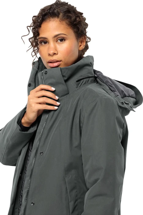 Jack Wolfskin Salier Funktionsmantel slate green (Damen)