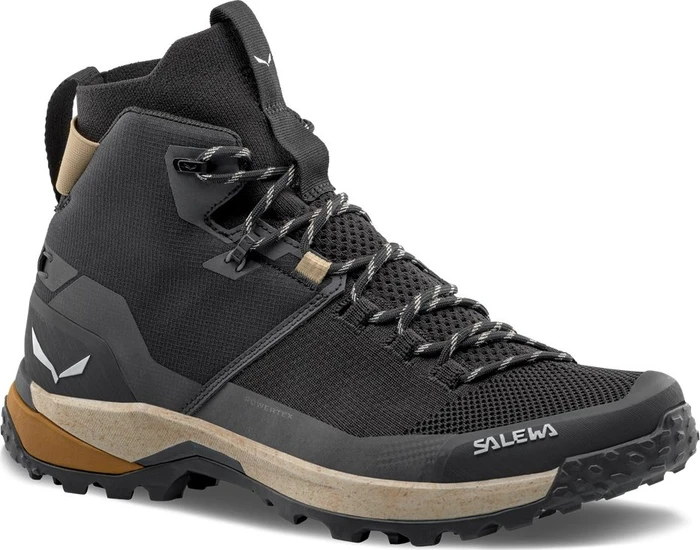 Salewa Puez Knit Mid Powertex schwarz (Herren)