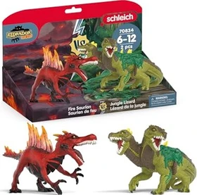 Schleich Eldrador Creatures - Feuersaurier vs. Dschungelechse