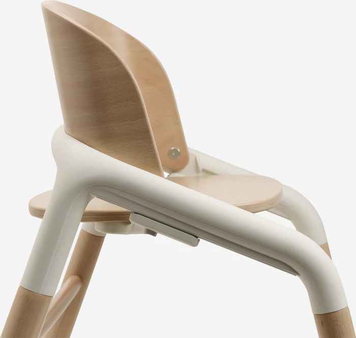 Bugaboo Giraffe Hochstuhl neutrales Holz/weiß