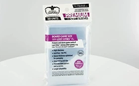Ultimate Guard Board Game Sleeves 60 Lost Cities and more transparent