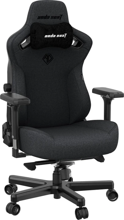Anda Seat Kaiser 3 Premium L Gamingstuhl, Carbon Black, Stoff dunkelgrau