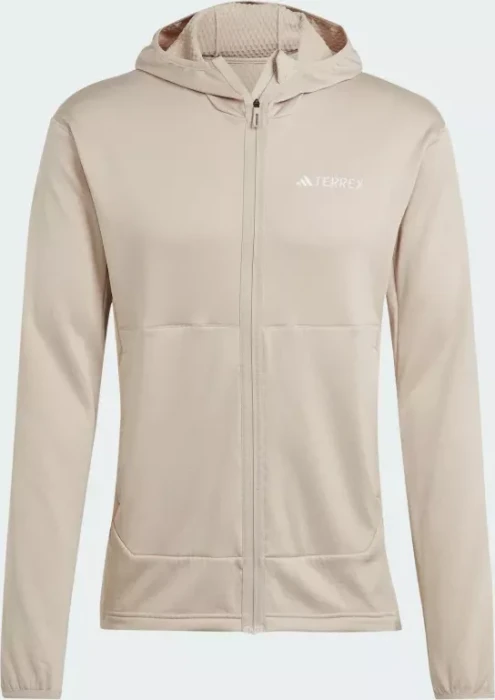 adidas Terrex Xperior Light Fleece Hooded Jacke wonder beige (Herren)