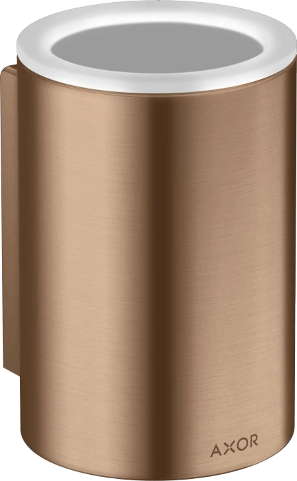 Hansgrohe Axor Universal Circular Zahnputzbecher mit Halter brushed red gold
