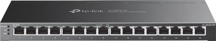 TP-Link TL-SG2000 Desktop Gigabit Smart Switch, 16x RJ-45, 120W PoE+