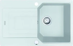 Franke Urban UBG 611-78 Einbau Becken reversibel mit Ablauffernbedienung glacier