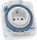Theben timer 26 analoge outdoor Tageszeitschaltuhr, IP44, grau (0260855)