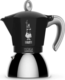 Bialetti Moka Induktion 6 Tassen Espressokanne schwarz