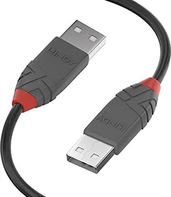 Lindy 2.0m USB 2.0 Typ A Kabel Anthra Line