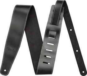Fender Broken-In Leather Strap 2.5" Black