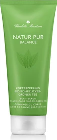 Charlotte Meentzen Natur Pur Balance Bio-Rohrzucker Grüner Tee Koerperpeeling, 200ml