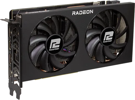 PowerColor Fighter Radeon RX 7600 XT, 16GB GDDR6, HDMI, 3x DP