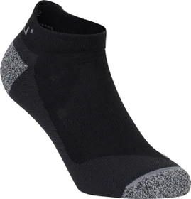 Bergzeit Basics Merino Kargil Wandersocken schwarz/grau