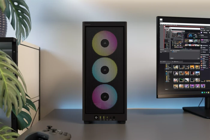 Corsair 2000D RGB Airflow, schwarz, Mini-ITX