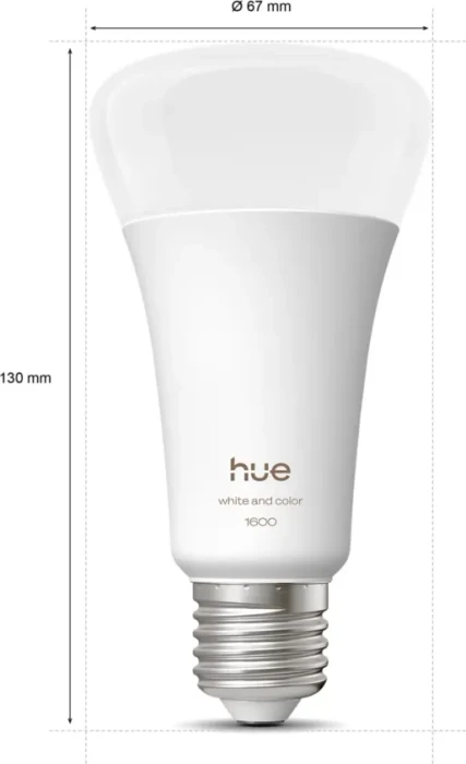 Philips HUE White and Color Ambiance Smart LED A60 E27 1600 11.8W