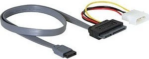 DeLOCK SATA All-in-One Kabel 0.5m, gerade