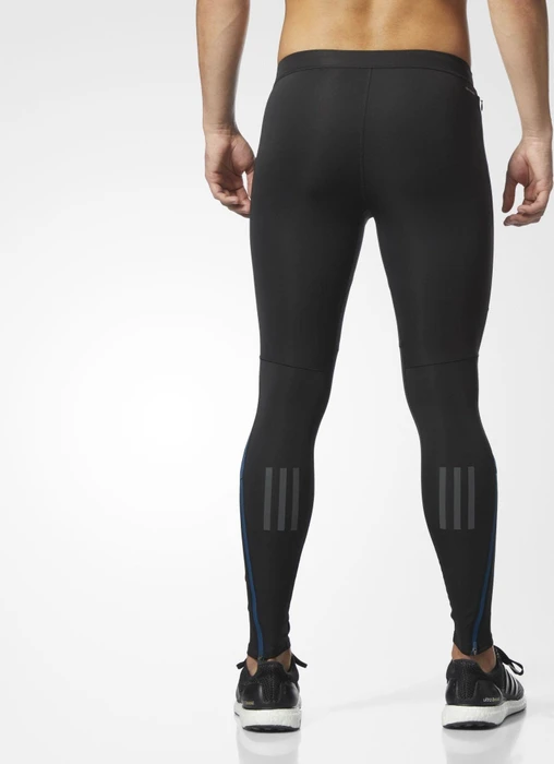 adidas Response Tights Laufhose lang schwarz/blau (Herren)