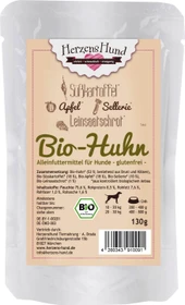 Herzens Hund Bio Huhn mit Bio Gemüse, 1.95kg (15x 130g)
