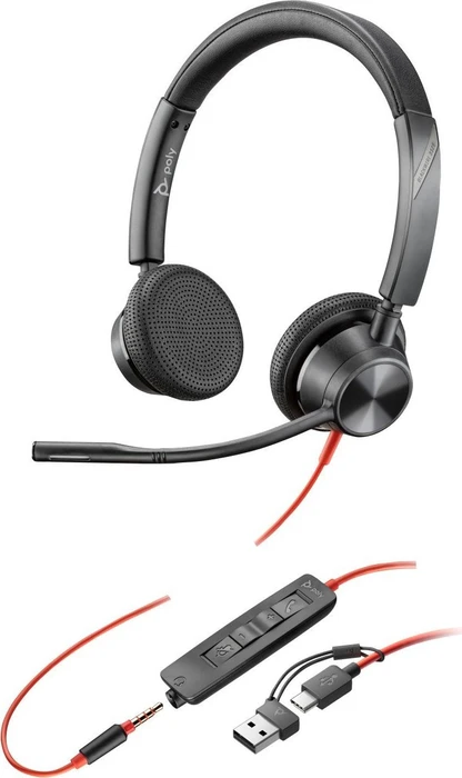 Poly Blackwire 3325, USB-C/A
