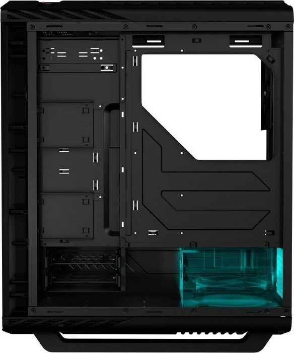 AeroCool Project7 P7-C1 Tempered Glass Edition schwarz, Glasfenster