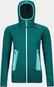 Ortovox Fleece Light Hoody Funktionsjacke pacific green (Damen)