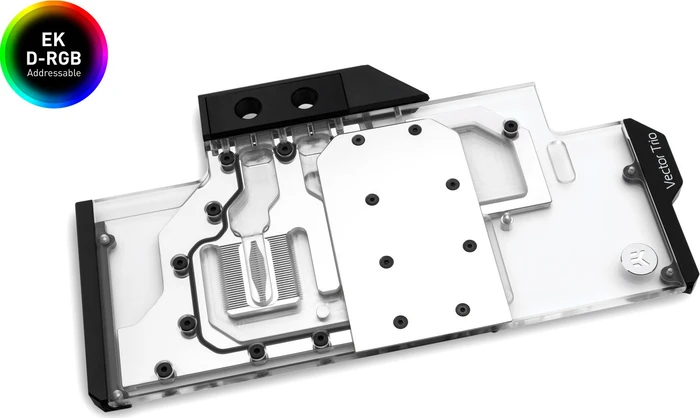 EK Water Blocks Quantum Line EK-Quantum Vector Trio RTX 2080 D-RGB, Nickel, Acryl