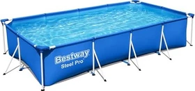 Bestway Steel Pro Frame Pool rechteckig 400x211x81cm