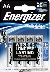 Energizer Ultimate Lithium Mignon AA, 4er-Pack
