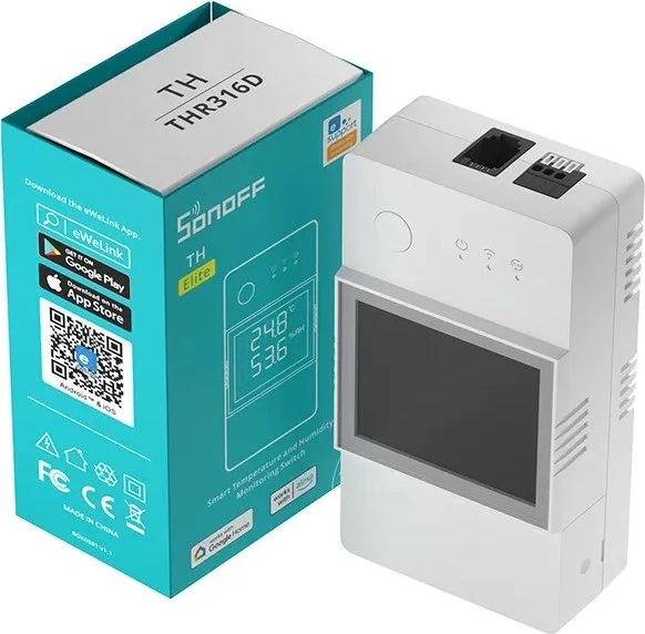 Sonoff THR320D TH Elite, 20A