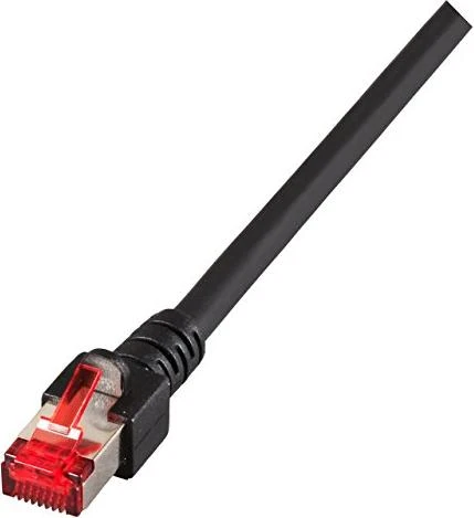 EFB Elektronik Patchkabel, Cat6, S/FTP, RJ-45/RJ-45, 0.25m, schwarz